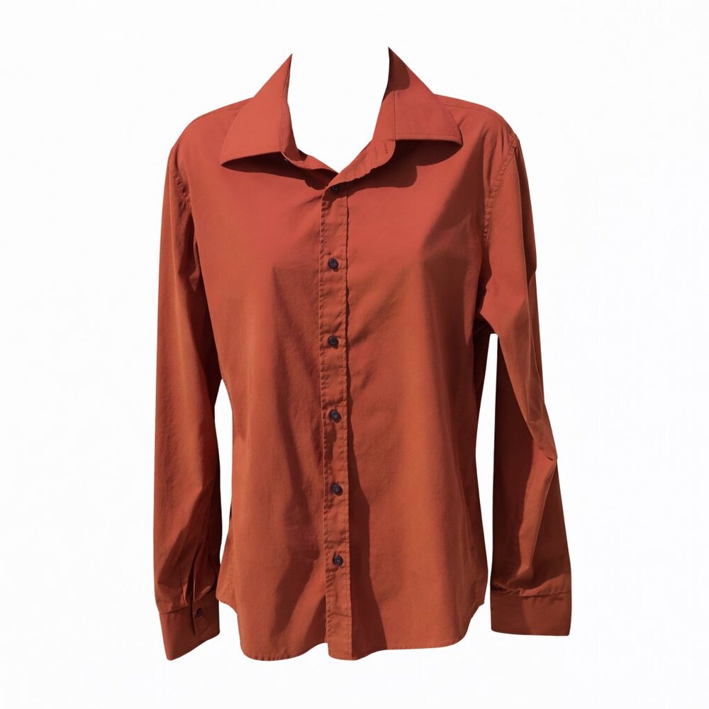 Zara Women’s Orange Button Down Shirt, L - Picture 2 of 6